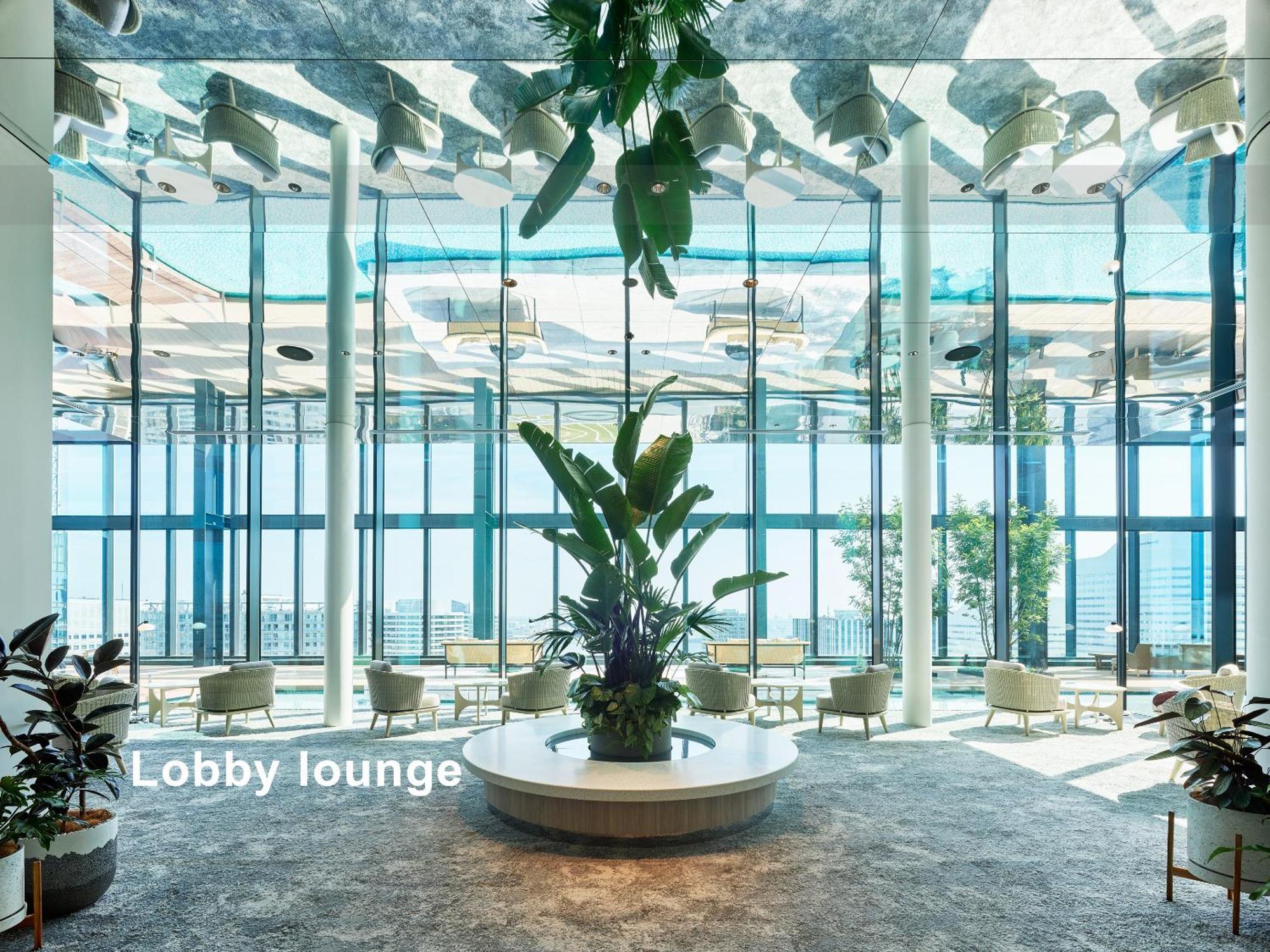 Mitsui Garden Hotel Yokohama Minatomirai Premier Екстер'єр фото Lobby Lounge